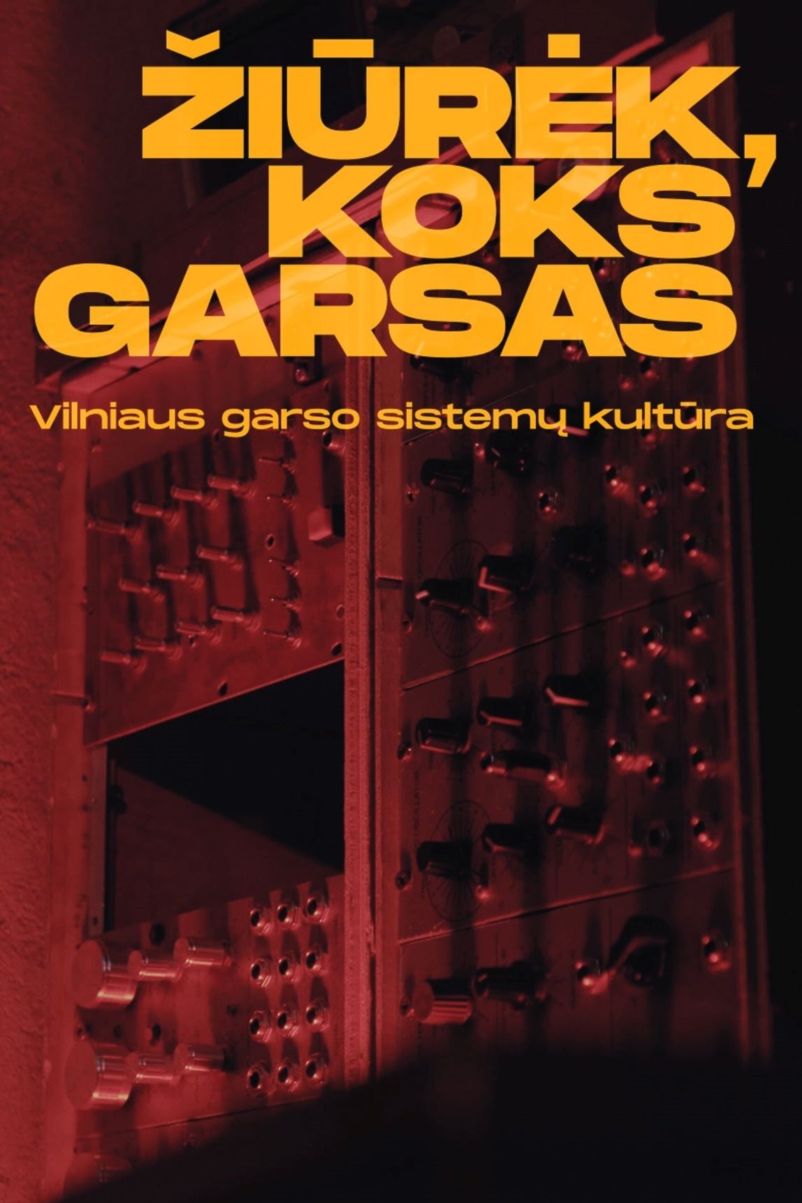 Poster de Žiūrėk, koks garsas. Vilniaus garso sistemų kultūra.