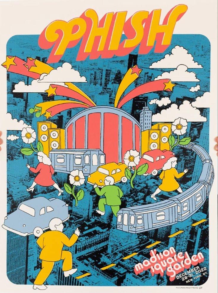 Poster de Phish 2022-12-31 Madison Square Garden, New York, NY
