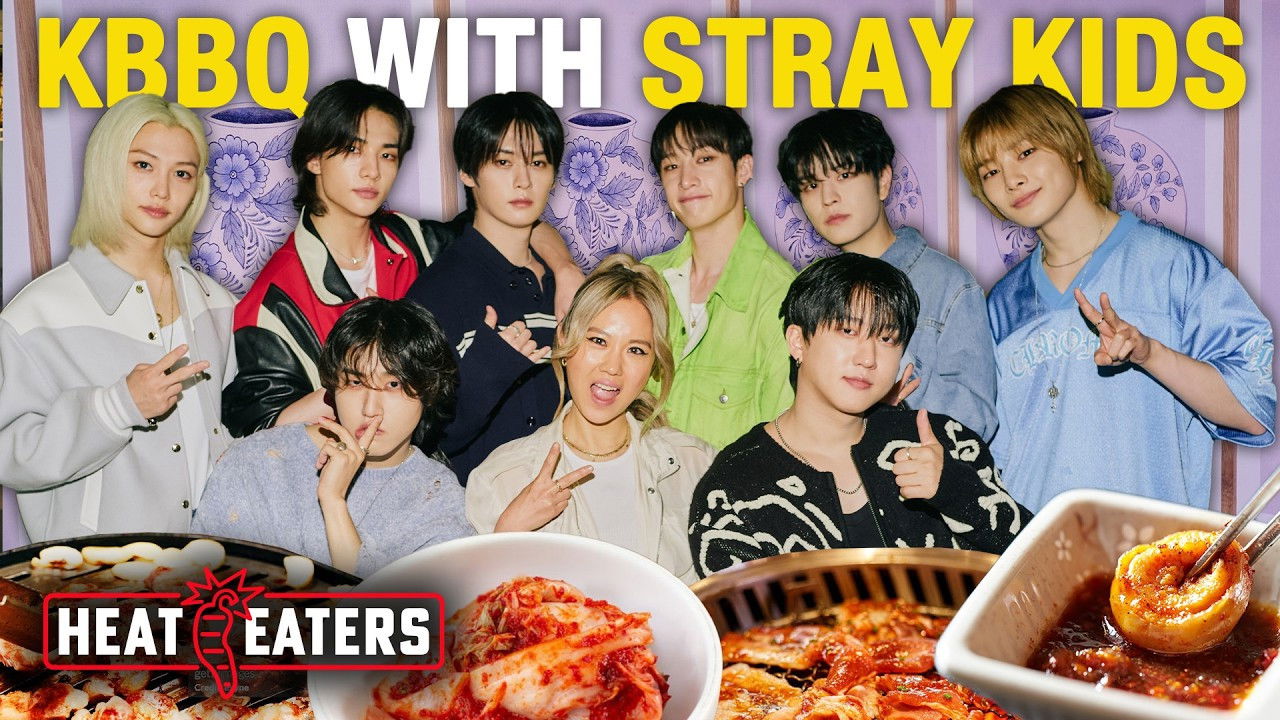 Stray Kids Take On the Ultimate Spicy Korean BBQ Feast
