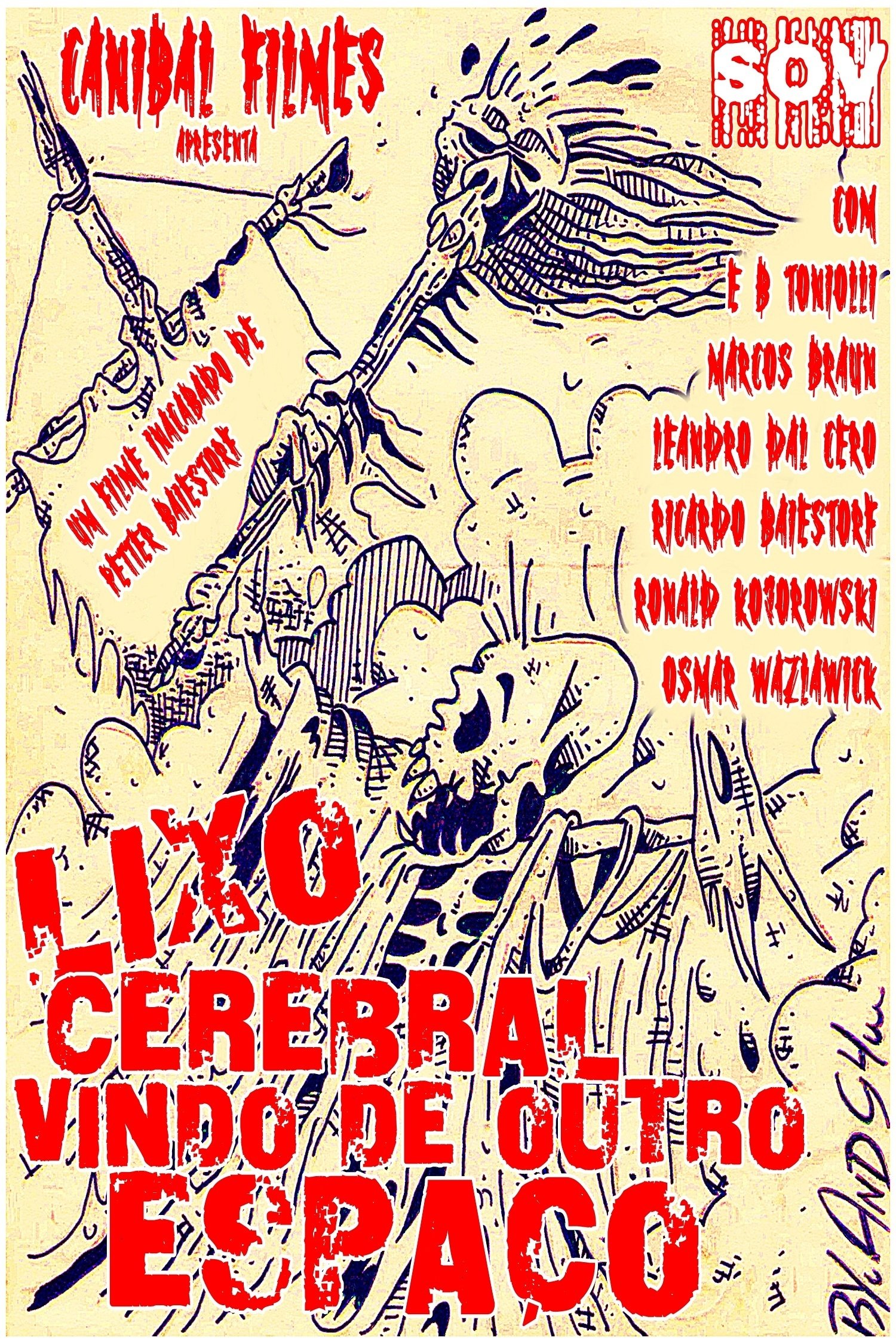 Poster de Lixo Cerebral Vindo de Outro Espaço