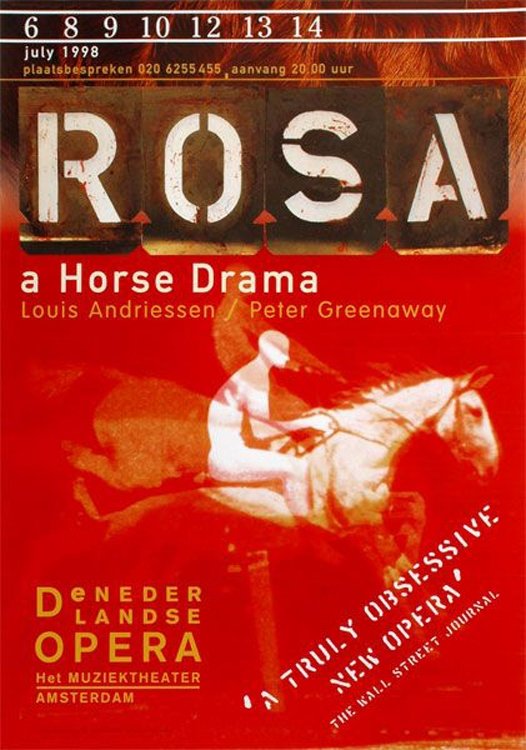 Poster de The Death of a Composer: Rosa, a Horse Drama