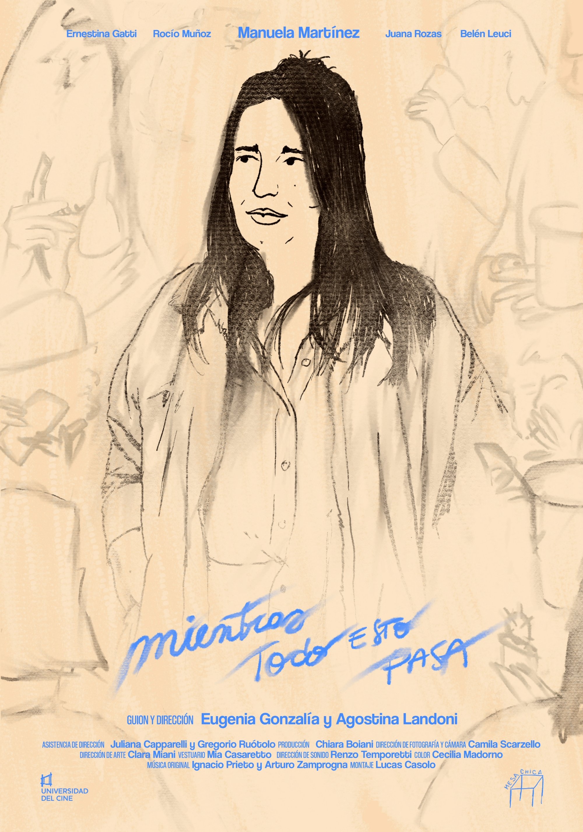 Poster de Mientras todo esto pasa