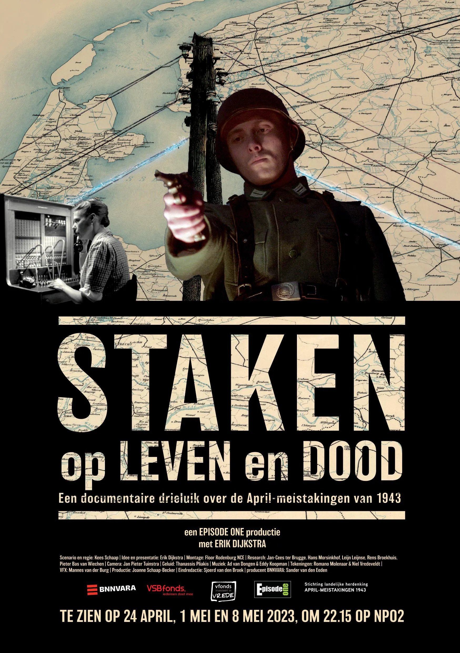 Poster de Staken op leven en dood