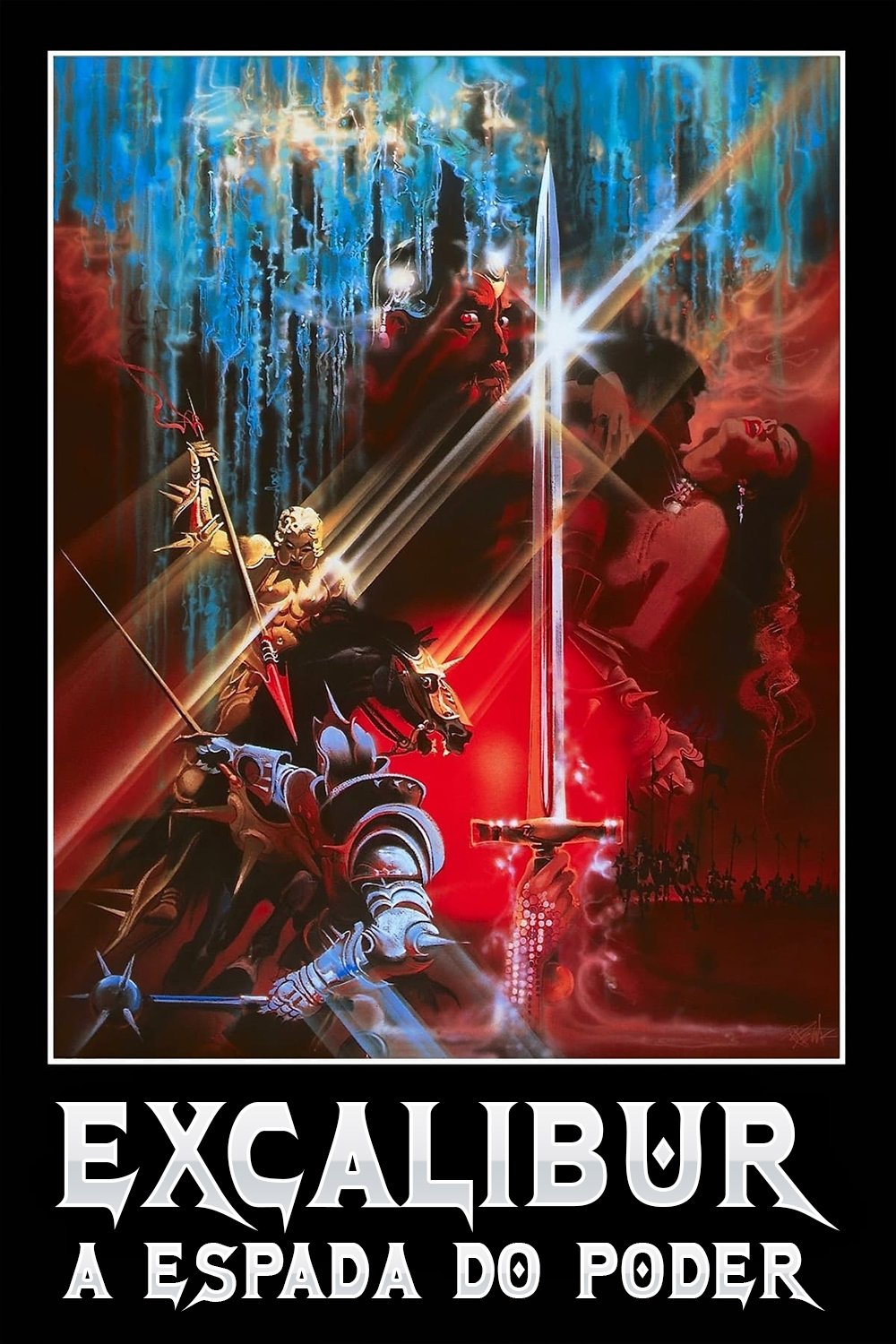 Poster de Excalibur, a Espada do Poder