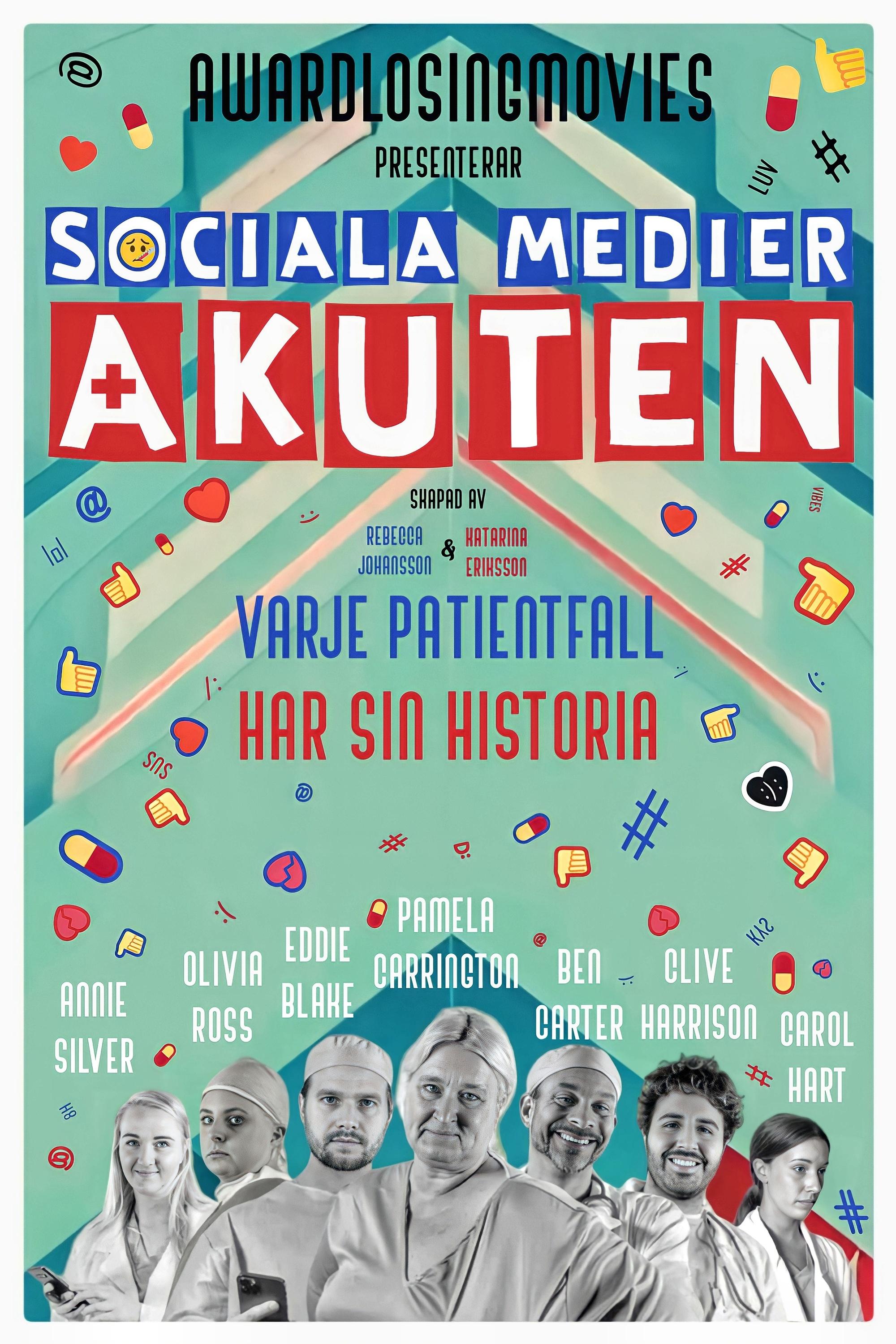 Poster de Sociala Medier Akuten