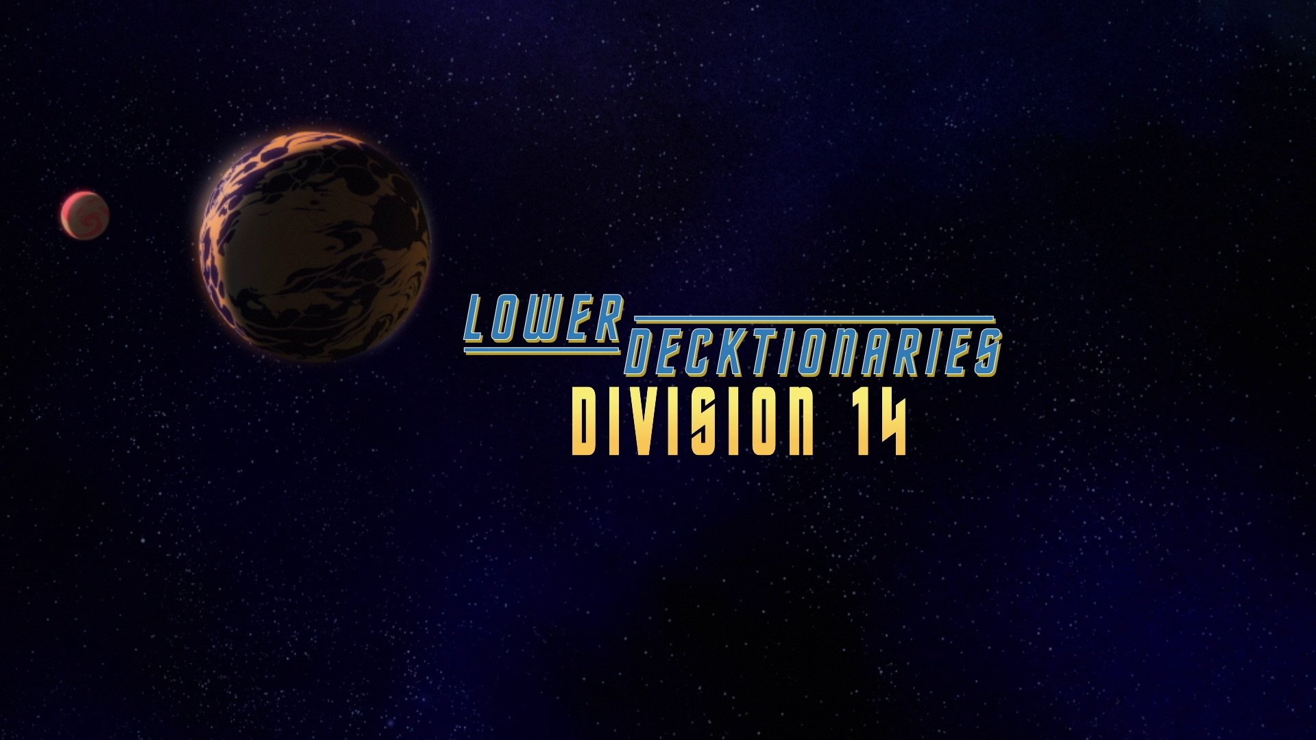 Lower Decktionaries - Division 14