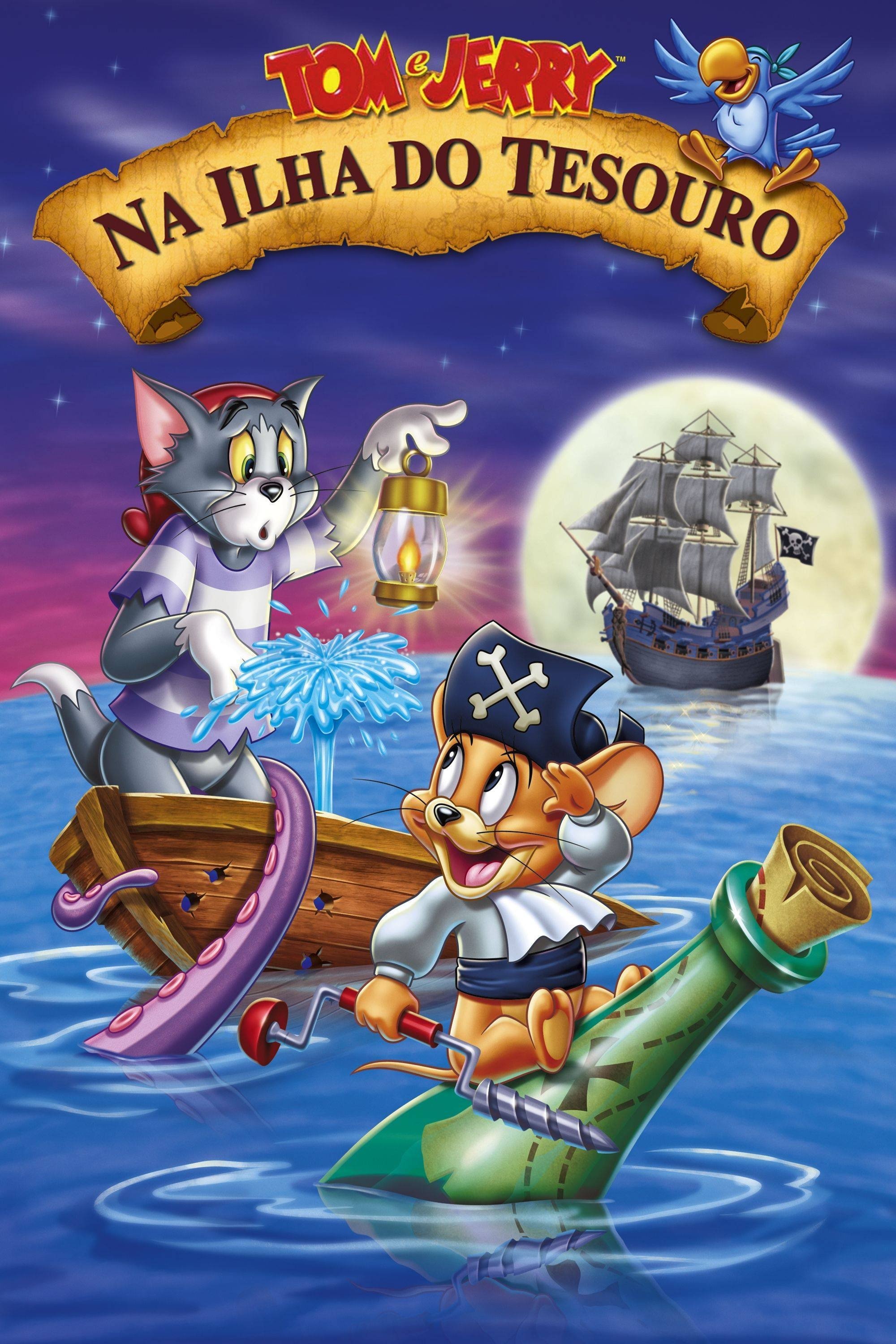 Poster de Tom & Jerry: Na Ilha do Tesouro