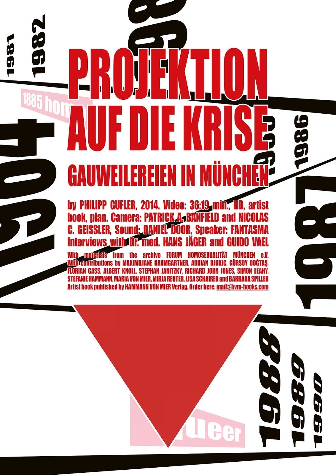 Poster de Projektion auf die Krise (Gauweilereien in München)
