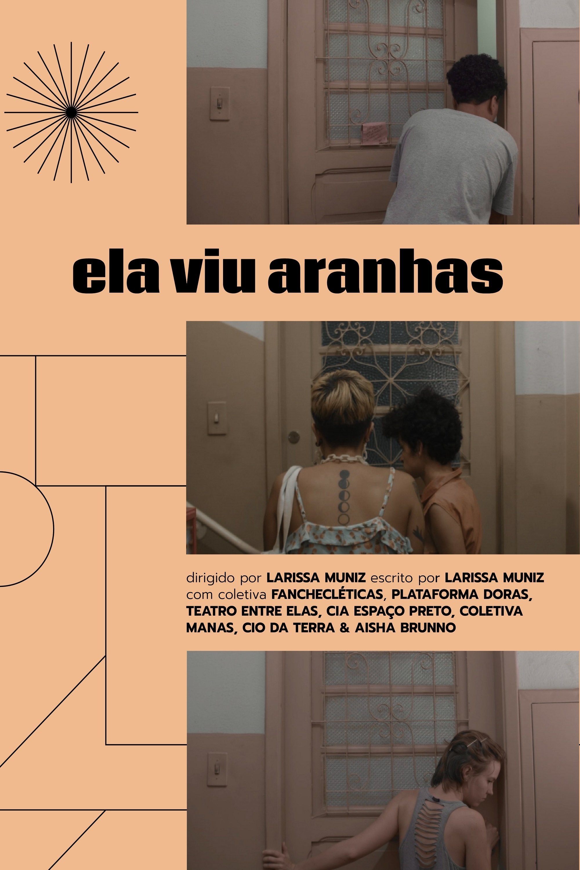 Poster de ela viu aranhas