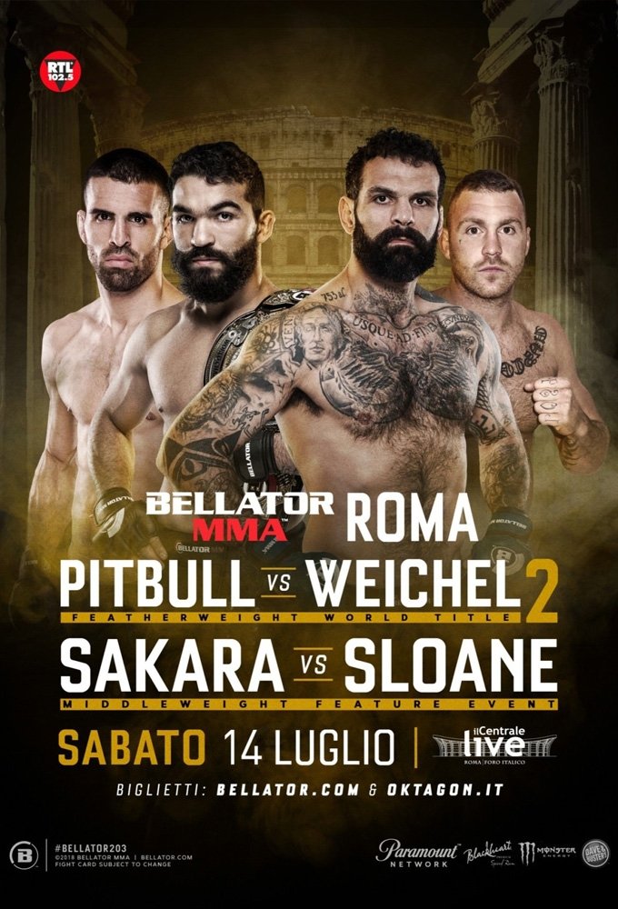 Affiche du film Bellator 203: Pitbull vs. Weichel 2