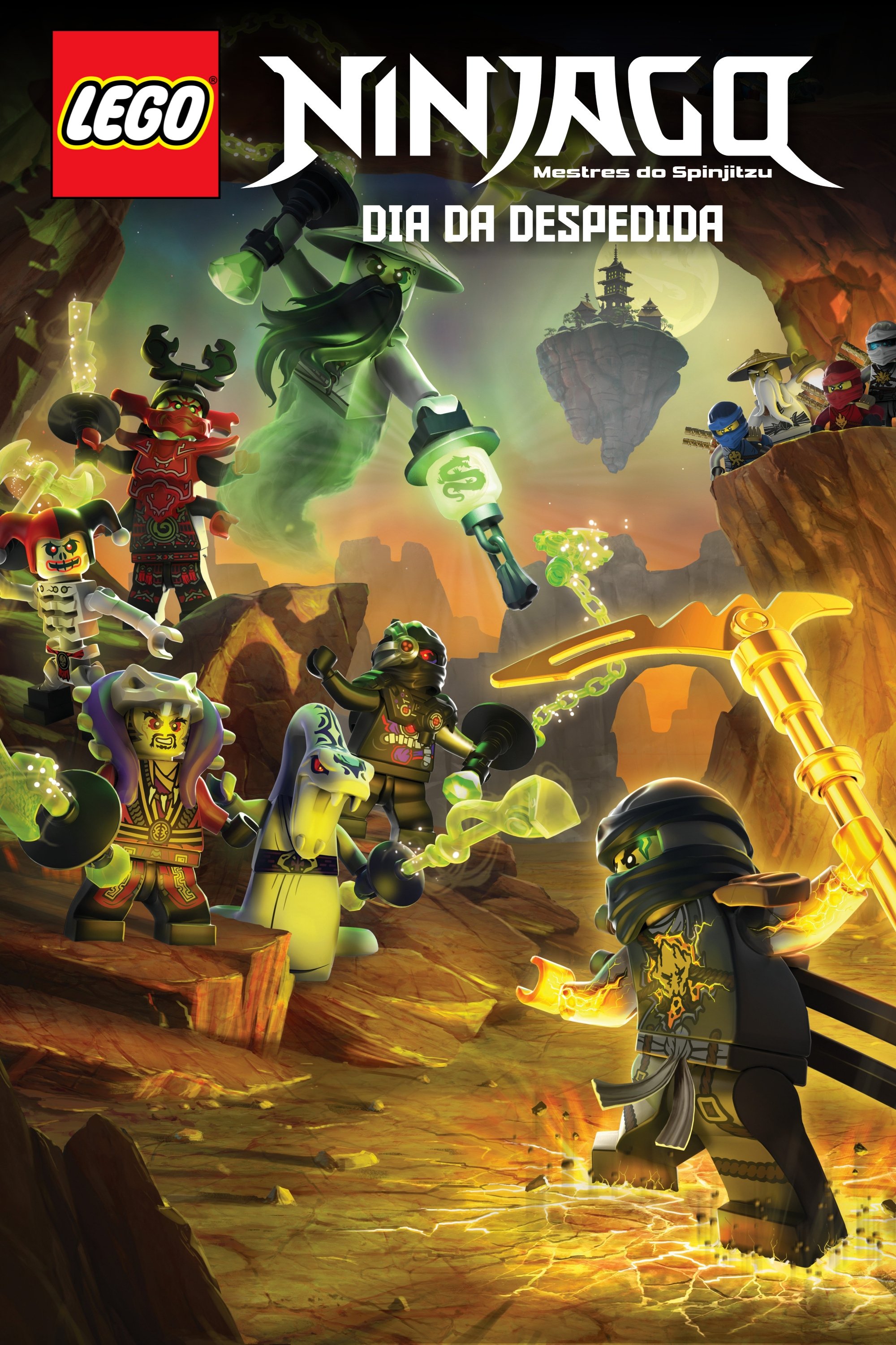 Poster de Ninjago: Mestres do Spinjitzu - Dia da Despedida