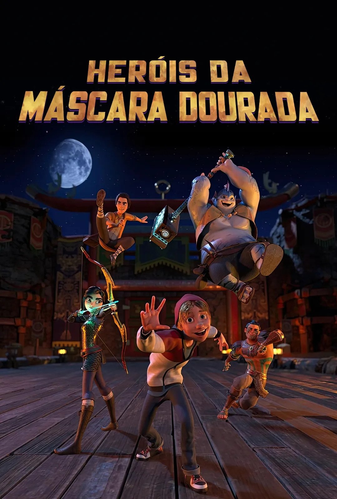 Poster de Heróis da Máscara Dourada
