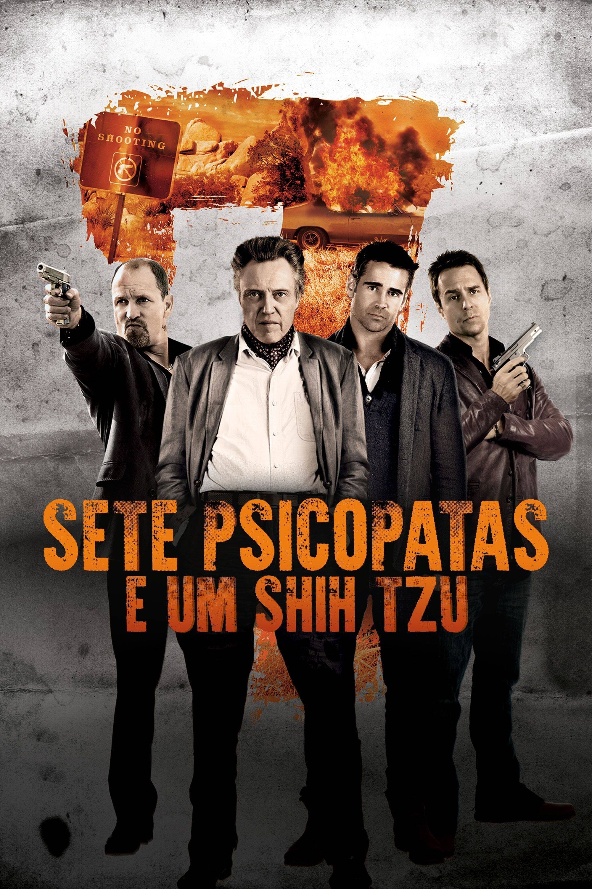 Poster de Sete Psicopatas e um Shih Tzu