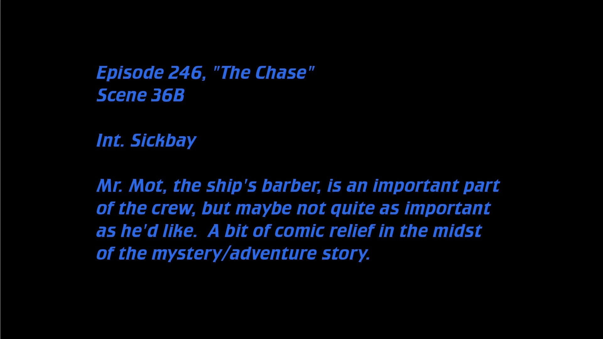 Deleted Scenes: S06E20 – The Chase