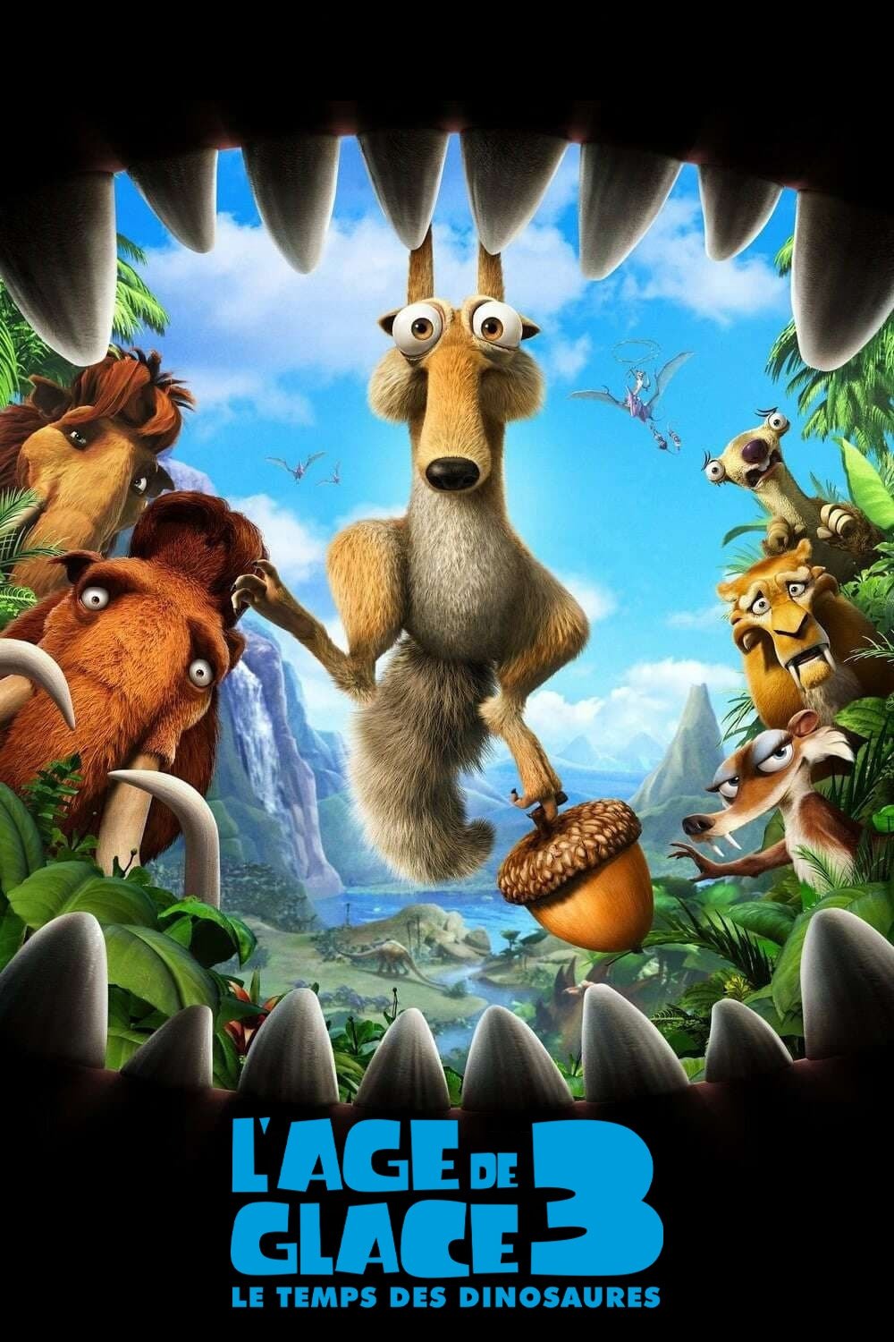 Affiche du film L'Âge de glace 3 : Le Temps des dinosaures