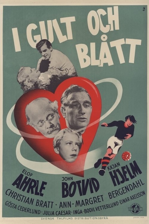Poster de I gult och blått