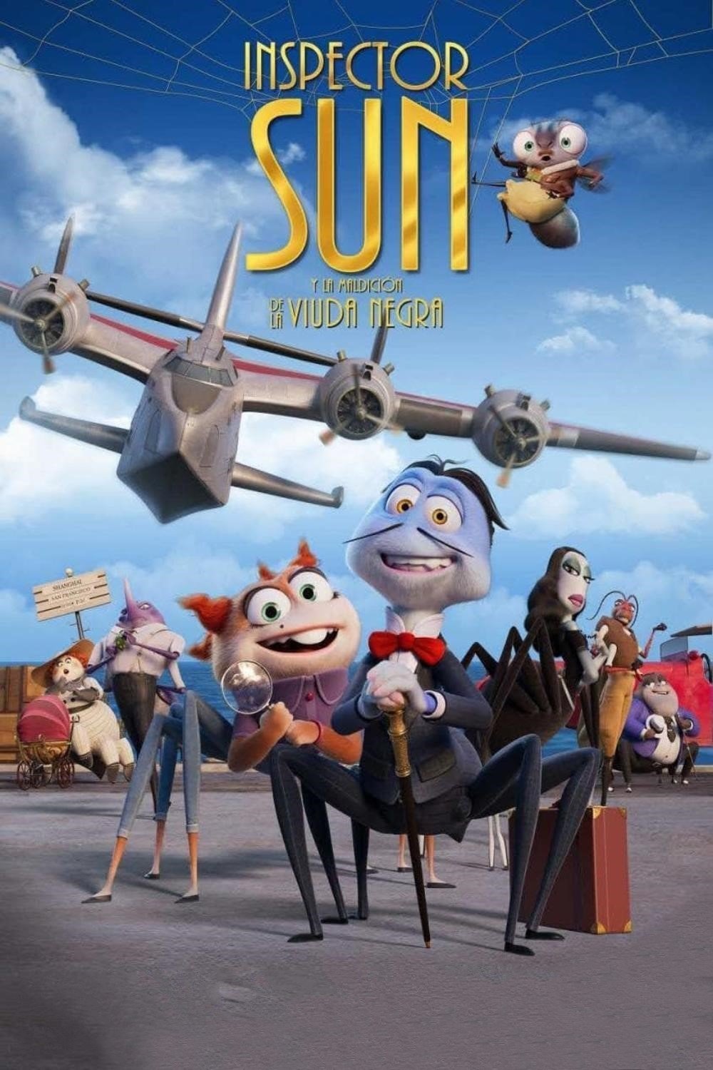 Inspector Sun y la maldición de la viuda negra poster Inspector Sun y la maldición de la viuda negra poster