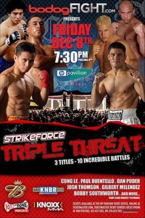 Affiche du film Strikeforce: Triple Threat