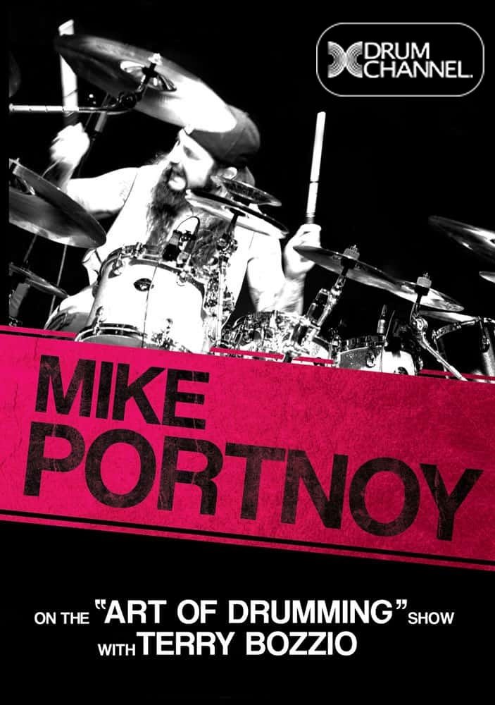 Poster de Mike Portnoy on the “Art Of Drumming” with Terry Bozzio