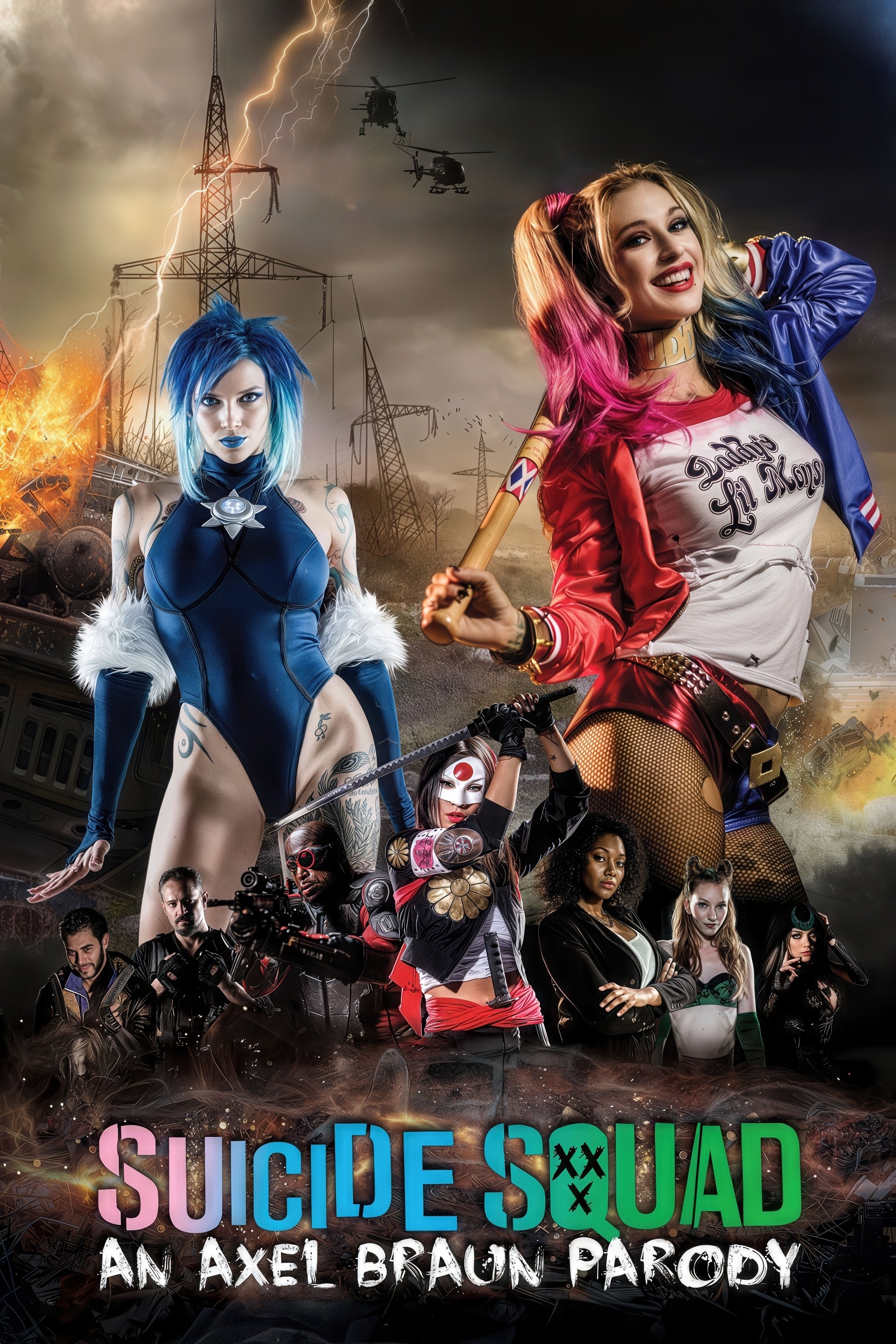 Poster de Esquadrão Suicida: Paródia de Axel Braun