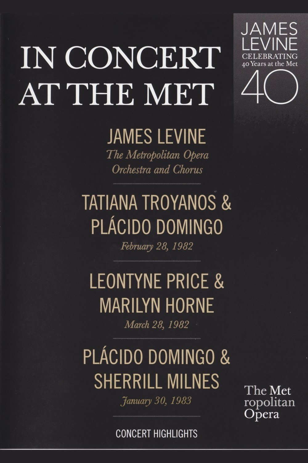 Poster of In Concert at The Met