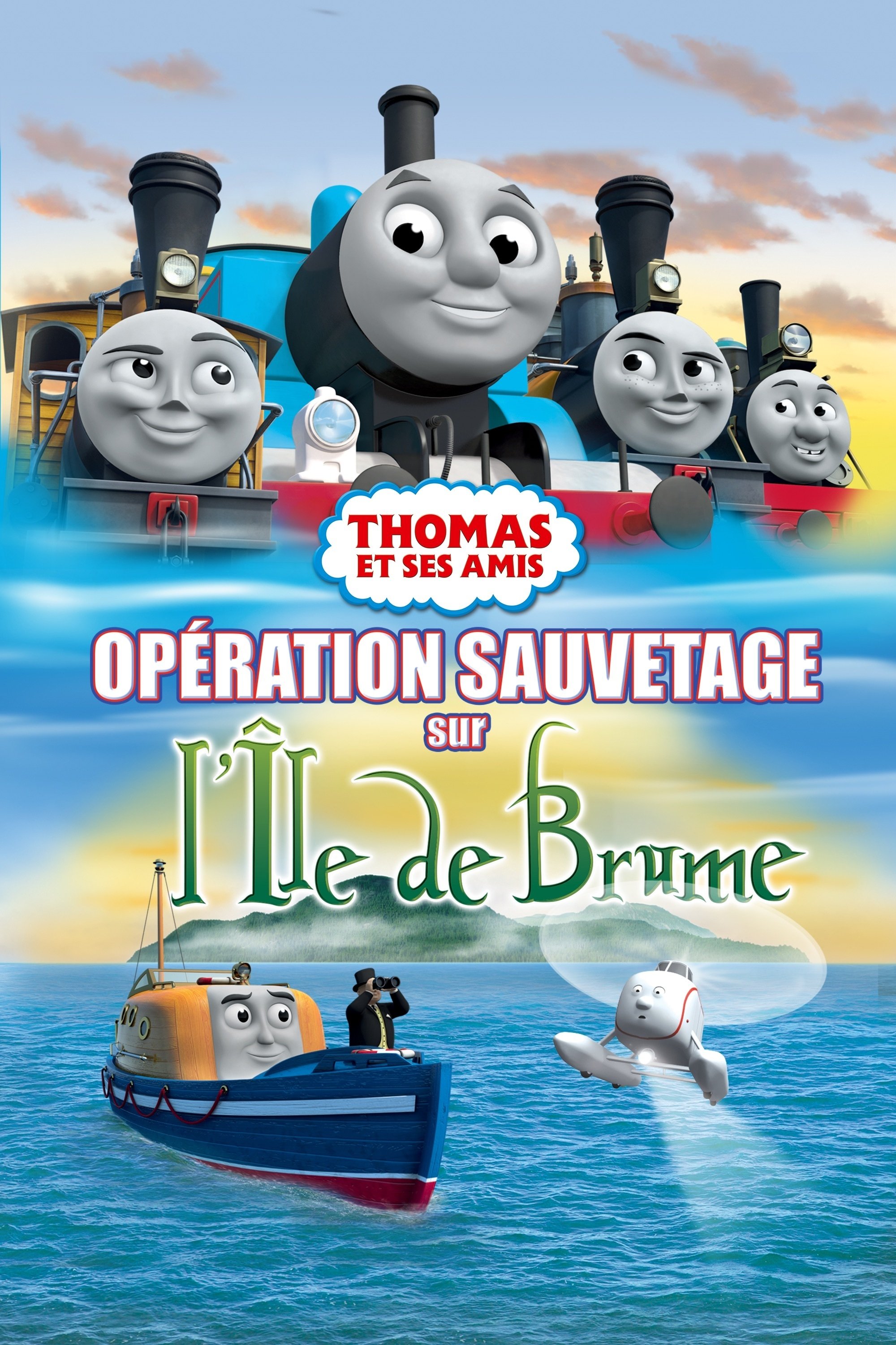 Affiche du film Thomas et ses amis : Opération sauvetage sur l’île de brume