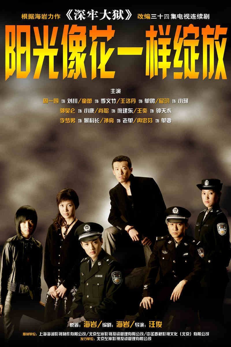 Poster de 阳光像花一样绽放