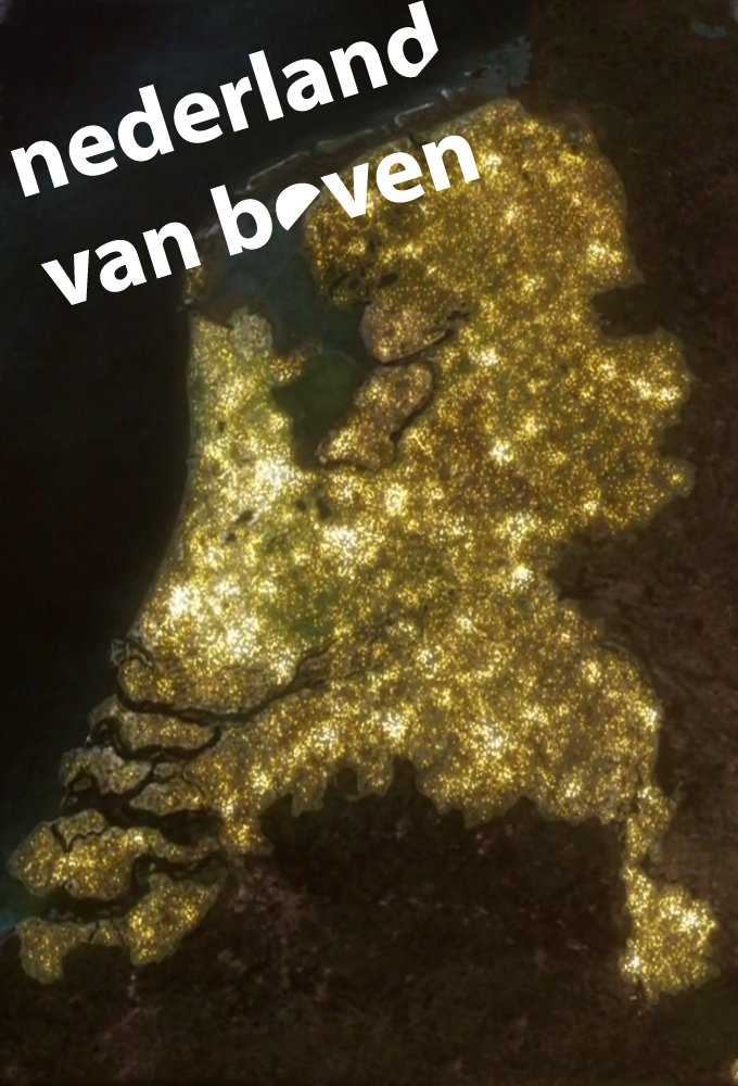 Poster de Nederland van Boven