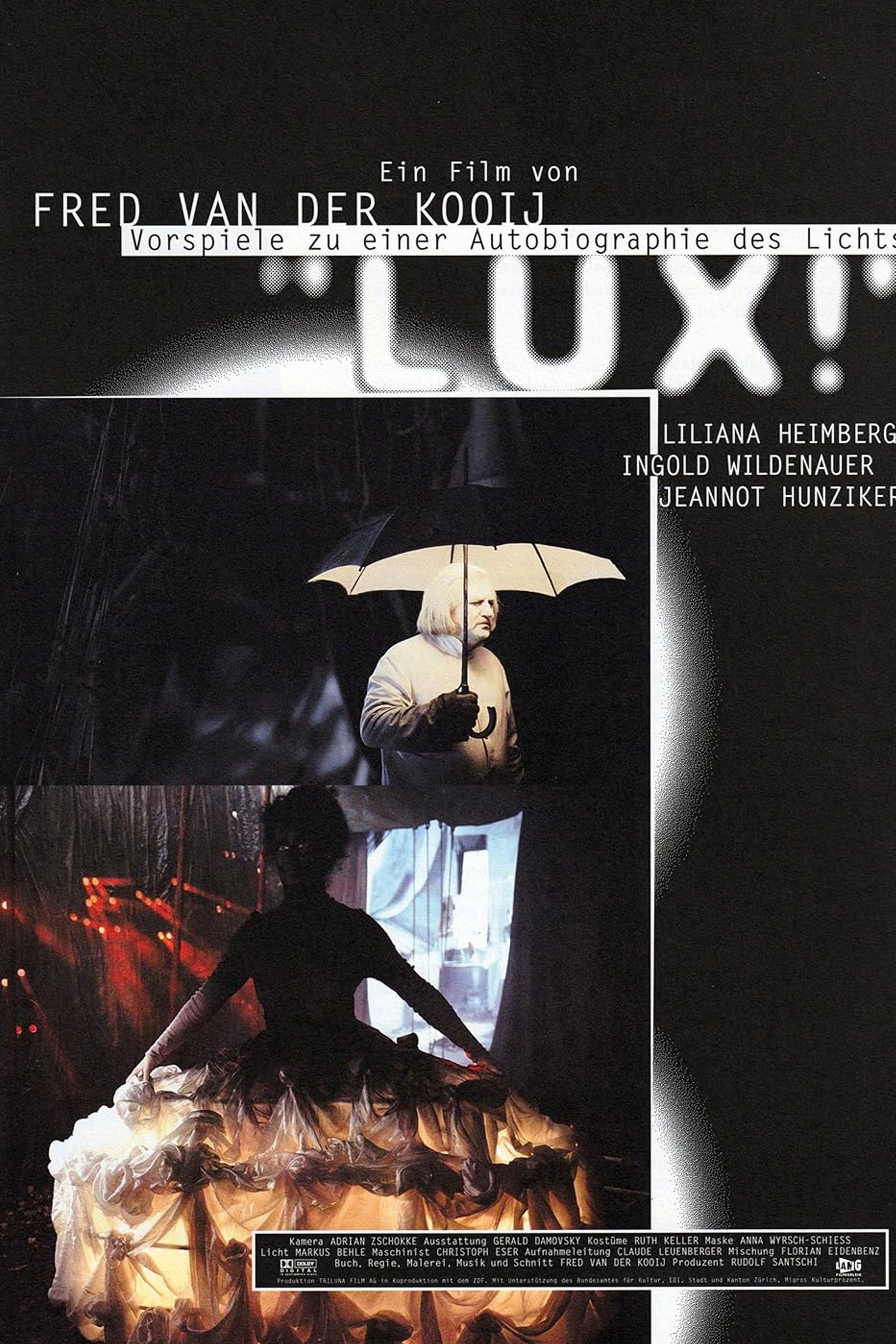 Poster de Lux! - Vorspiele zu einer Autobiographie des Lichts