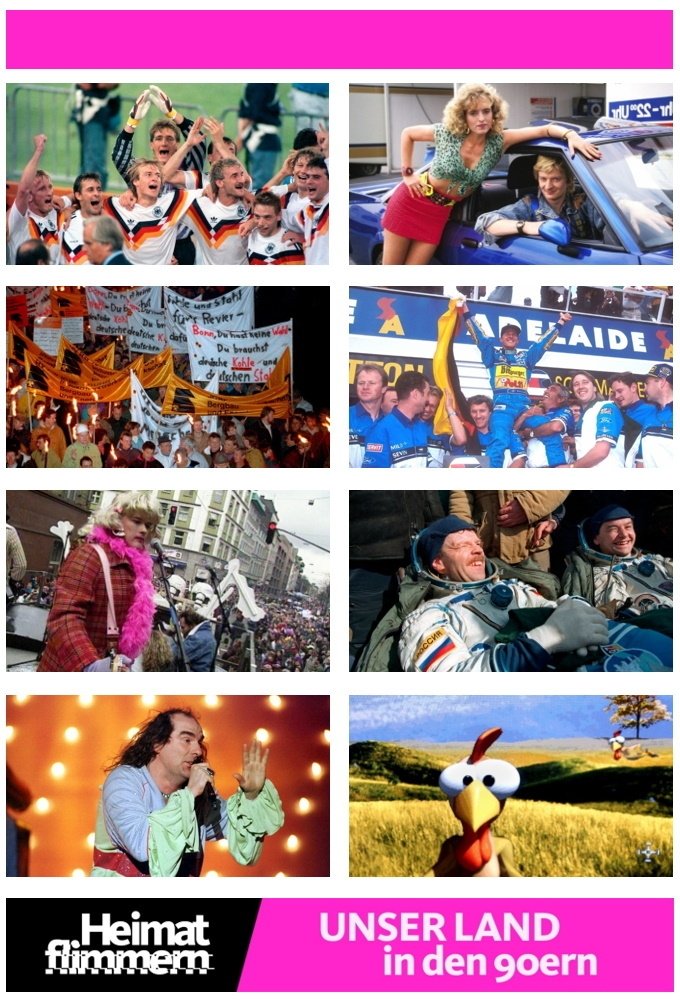 Poster de Unser Land in den 90ern