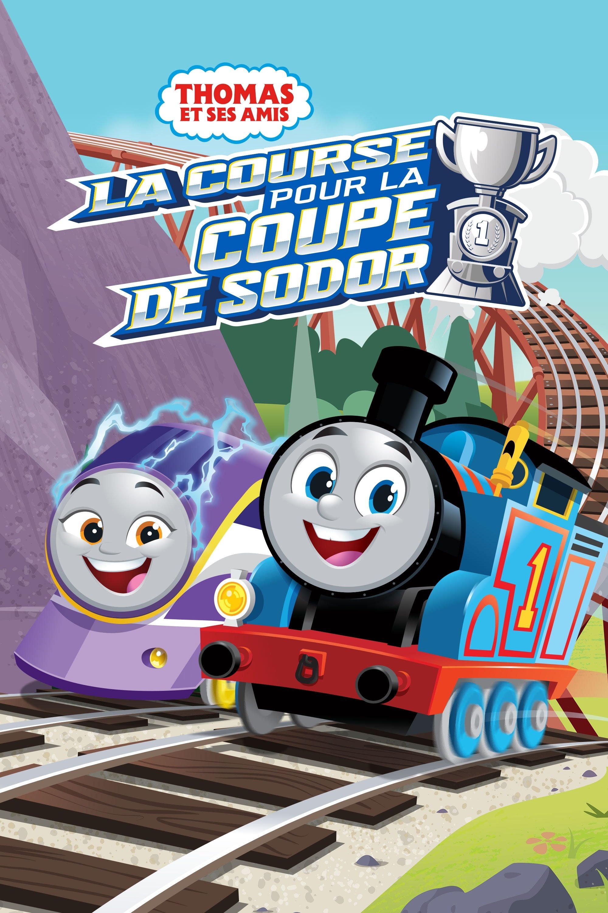 Affiche du film Thomas et ses amis : La course pour la coupe de Sodor
