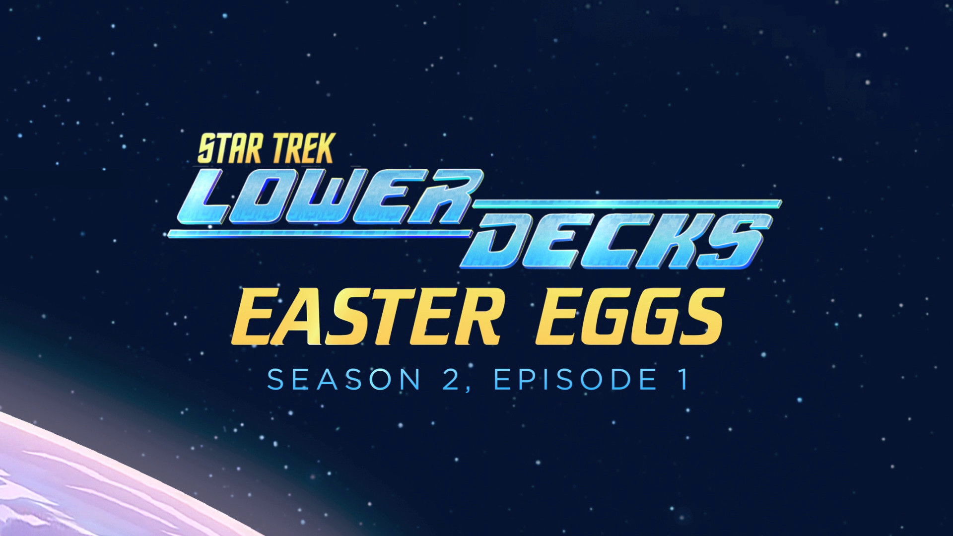 Easter Eggs - Season 2, Episode 1