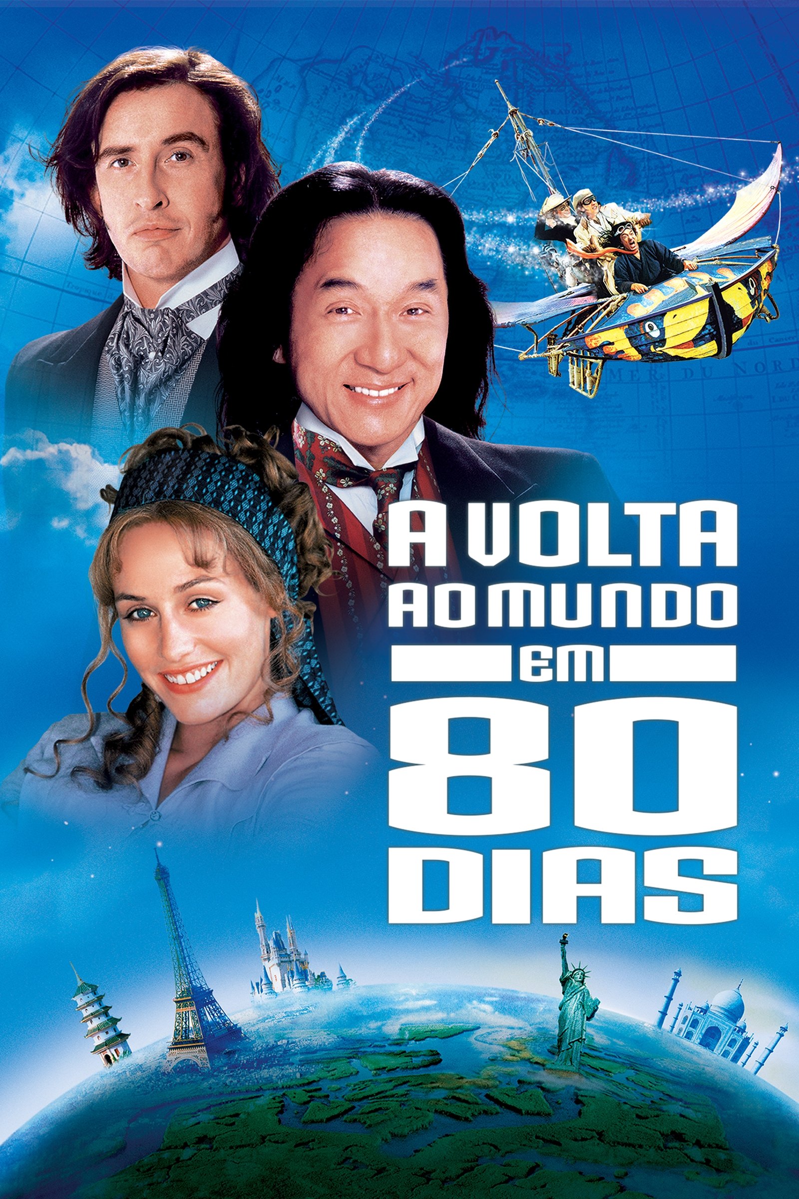 Poster de Volta ao Mundo em 80 Dias: Uma Aposta Muito Louca