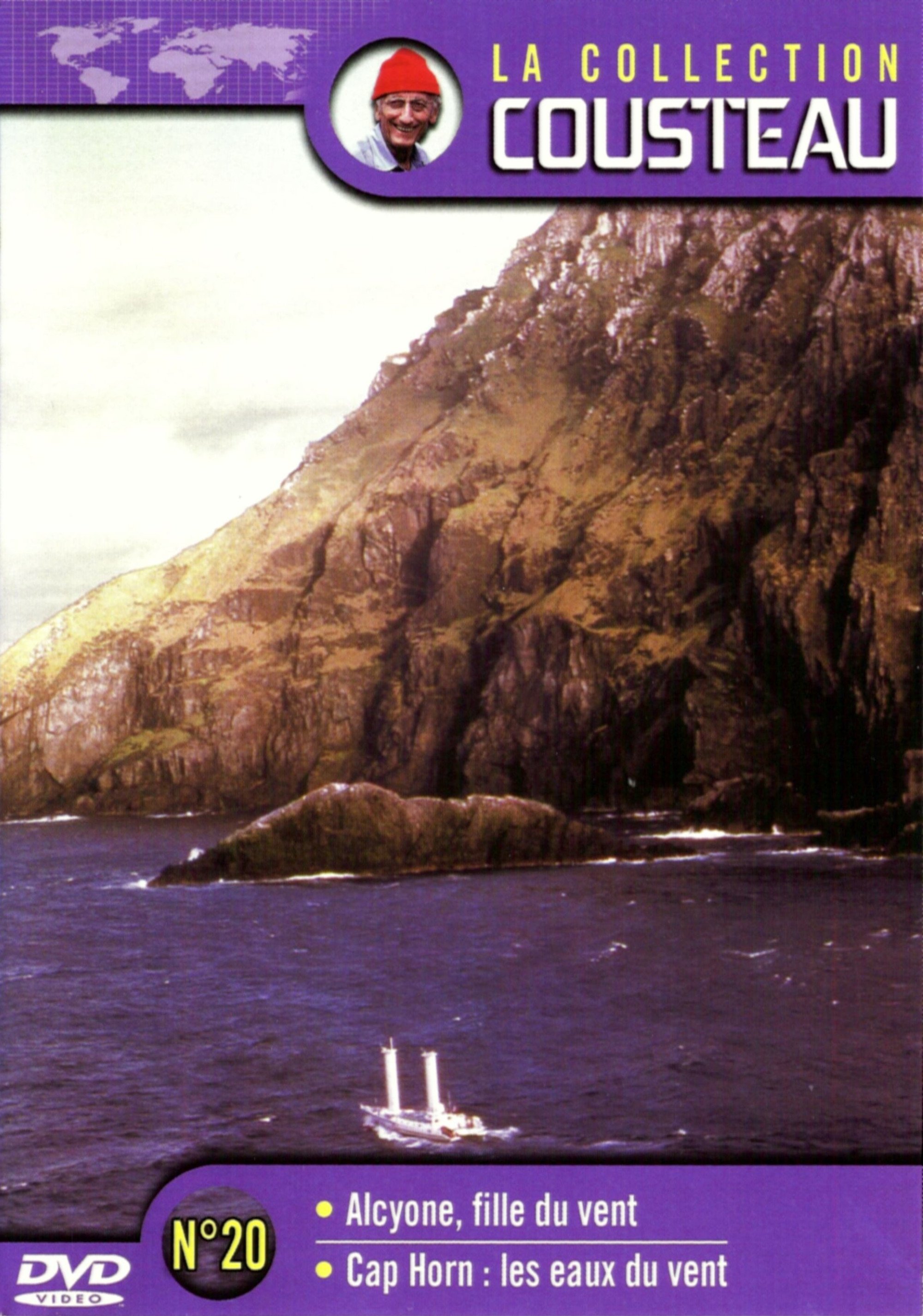 Poster de La collection Cousteau N°20 | Alcyone: fille du vent | Cap Horn : les eaux du vent