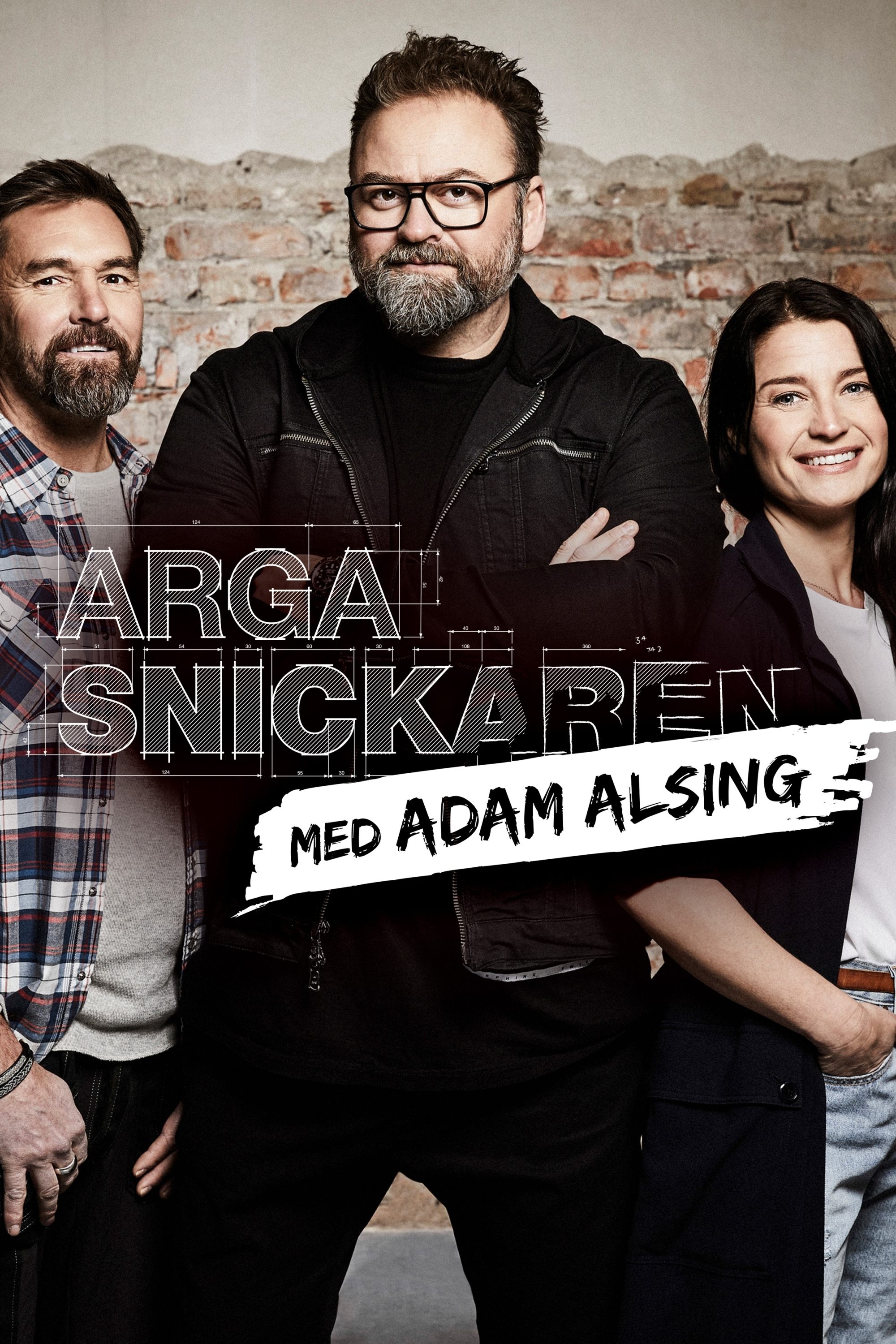 Poster de Arga Snickaren Med Adam Alsing
