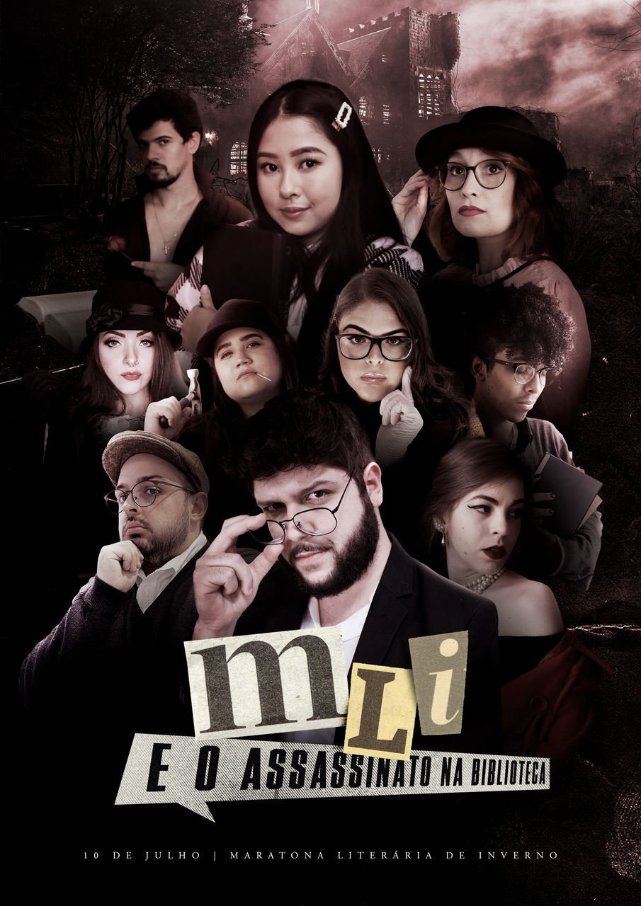 Poster de MLI e o Assassinato na Biblioteca