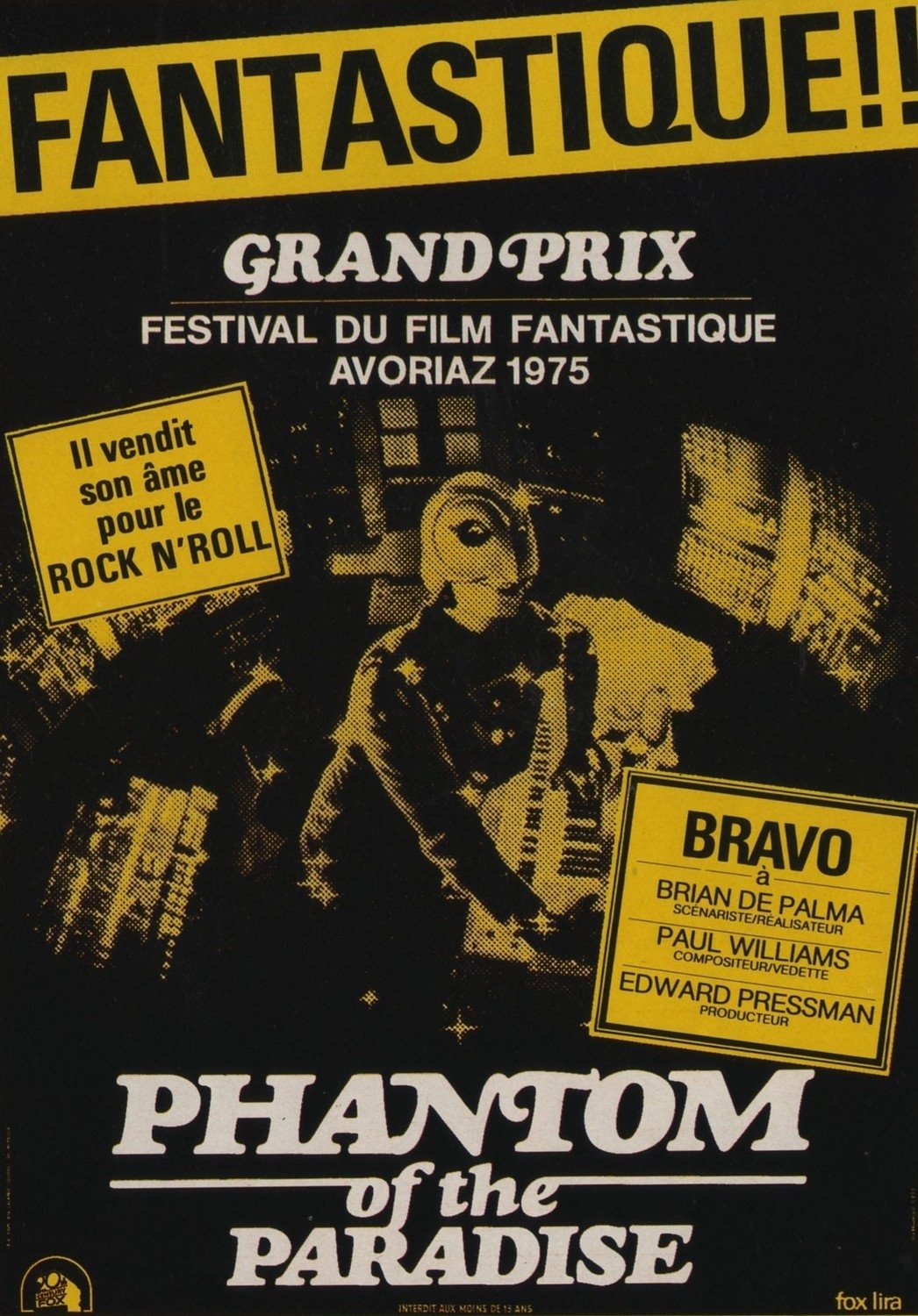 Affiche du film Phantom of the Paradise