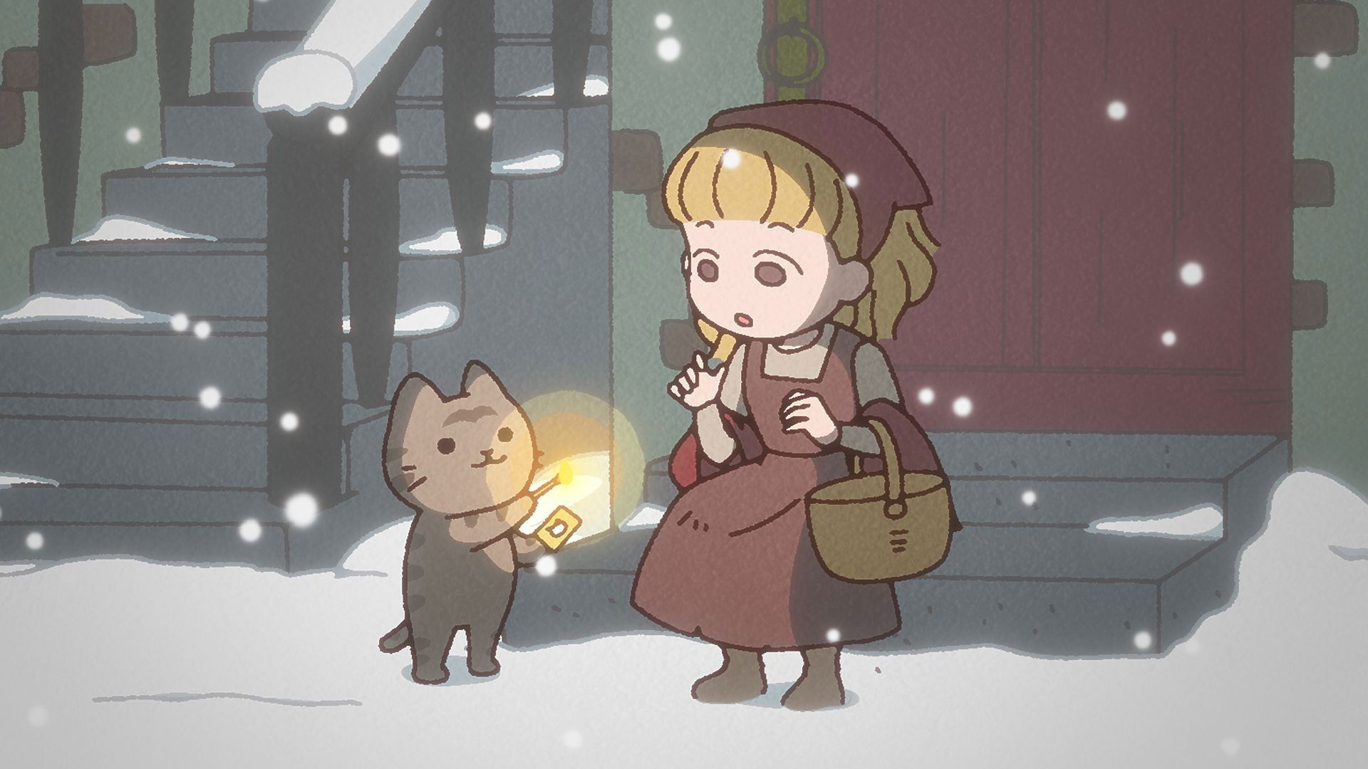 The Little Match Girl and the Cat