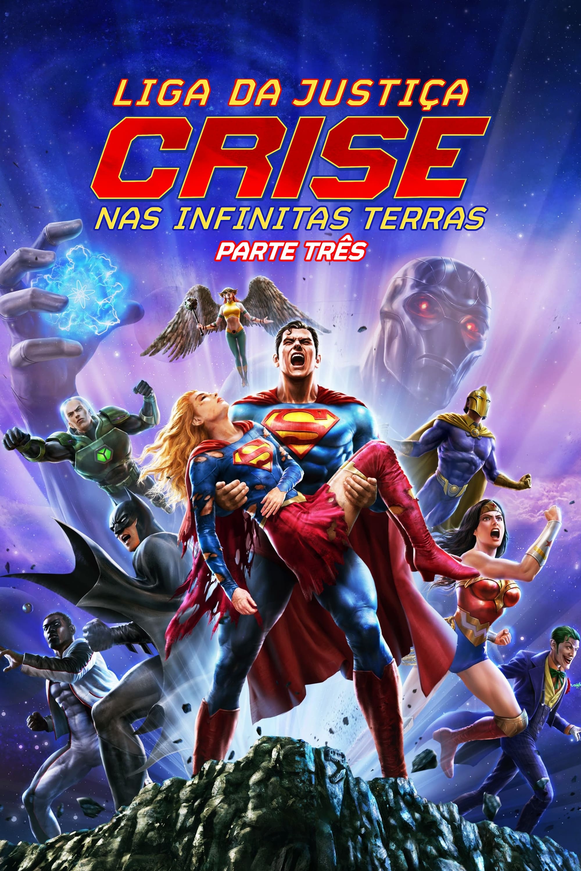 Poster de Liga da Justiça: Crise nas Infinitas Terras - Parte Três