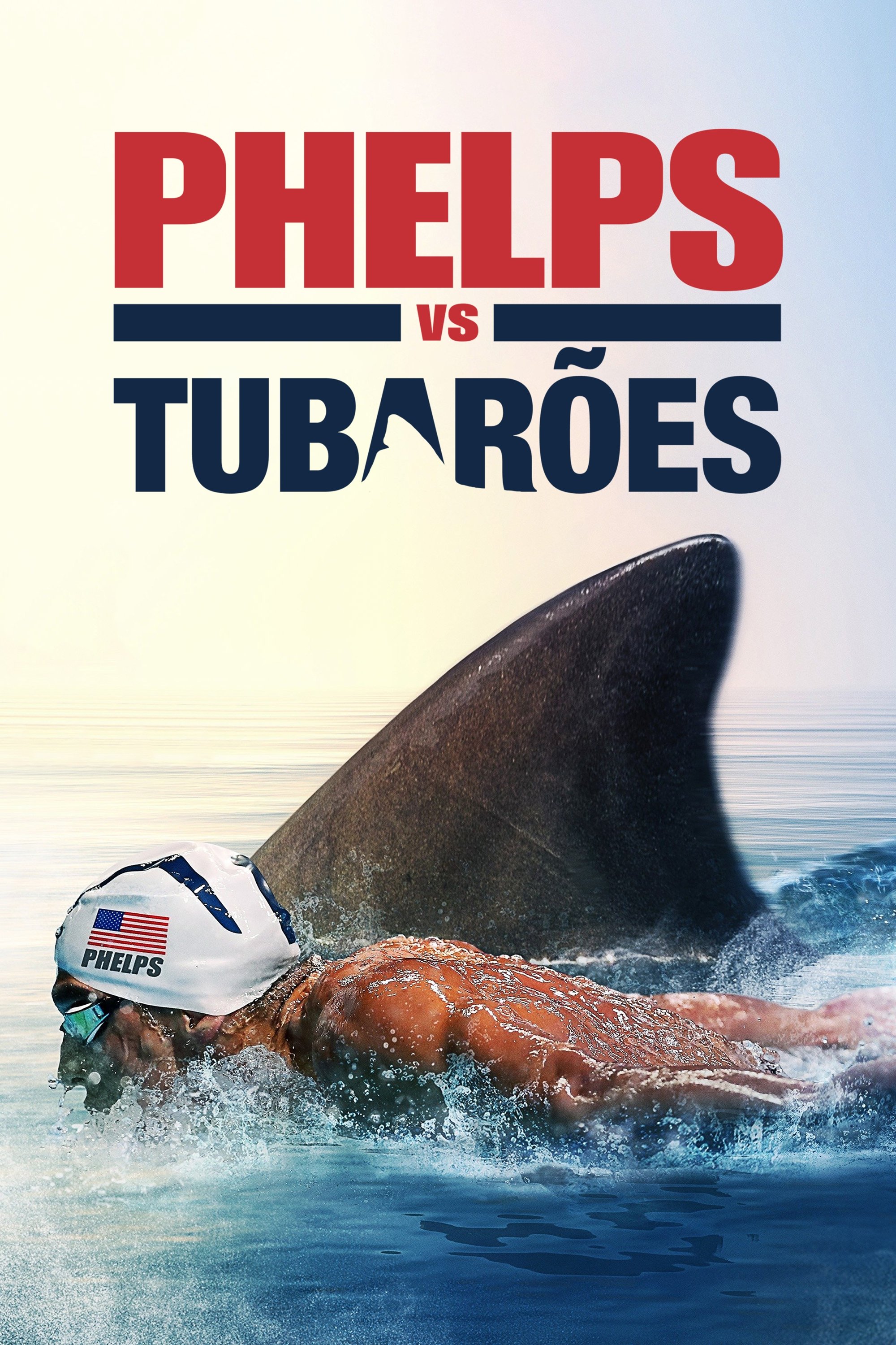 Poster de Phelps Vs. Tubarões
