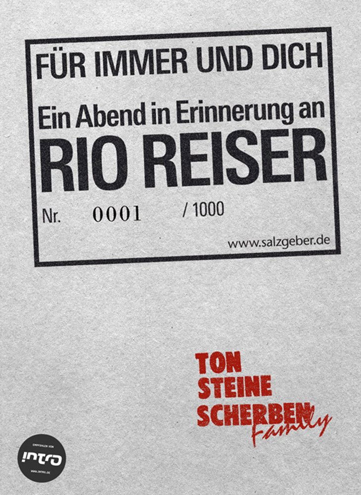 Poster de Für immer und dich - Ein Abend in Erinnerung an Rio Reiser