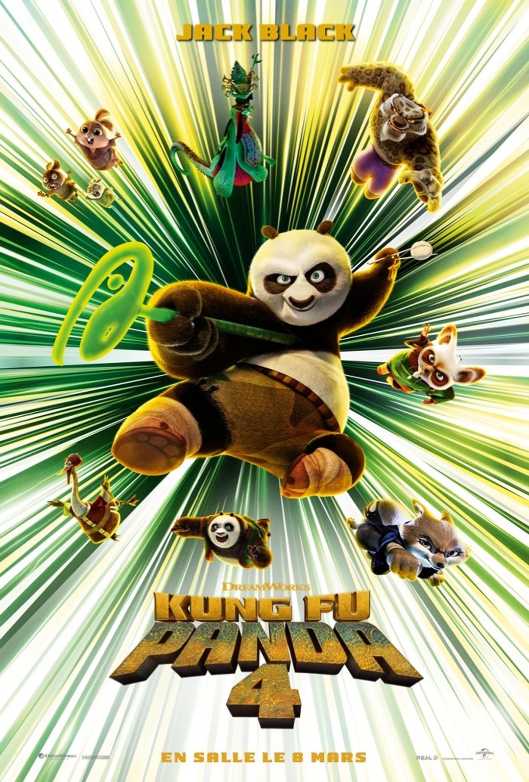 Affiche du film Kung Fu Panda 4