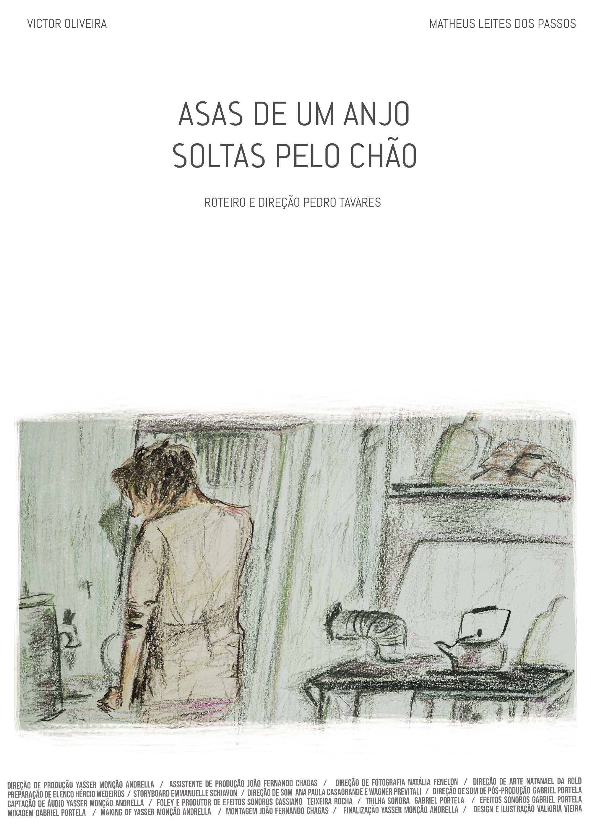 Poster de Asas de um Anjo Soltas pelo Chão