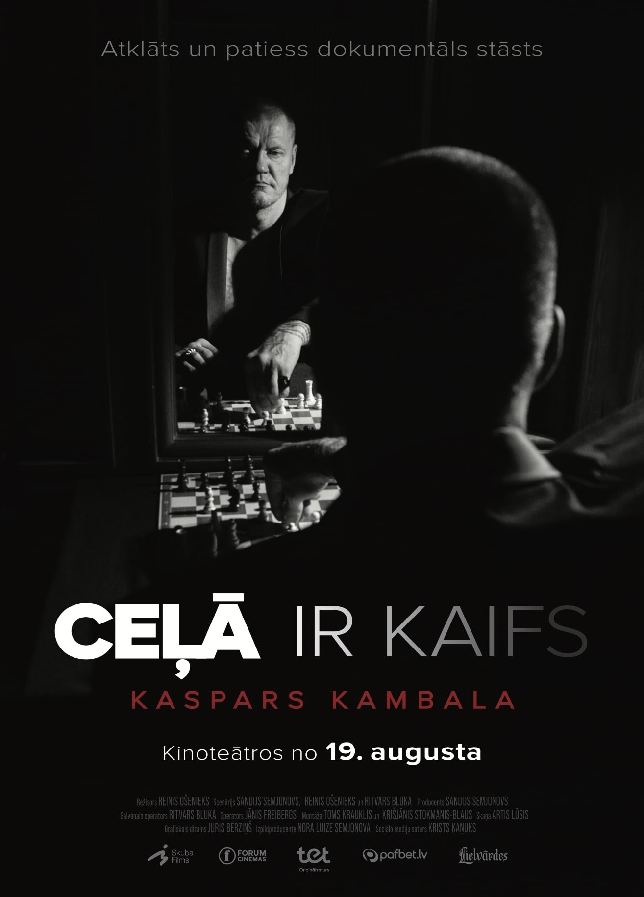 Poster de Ceļā ir kaifs