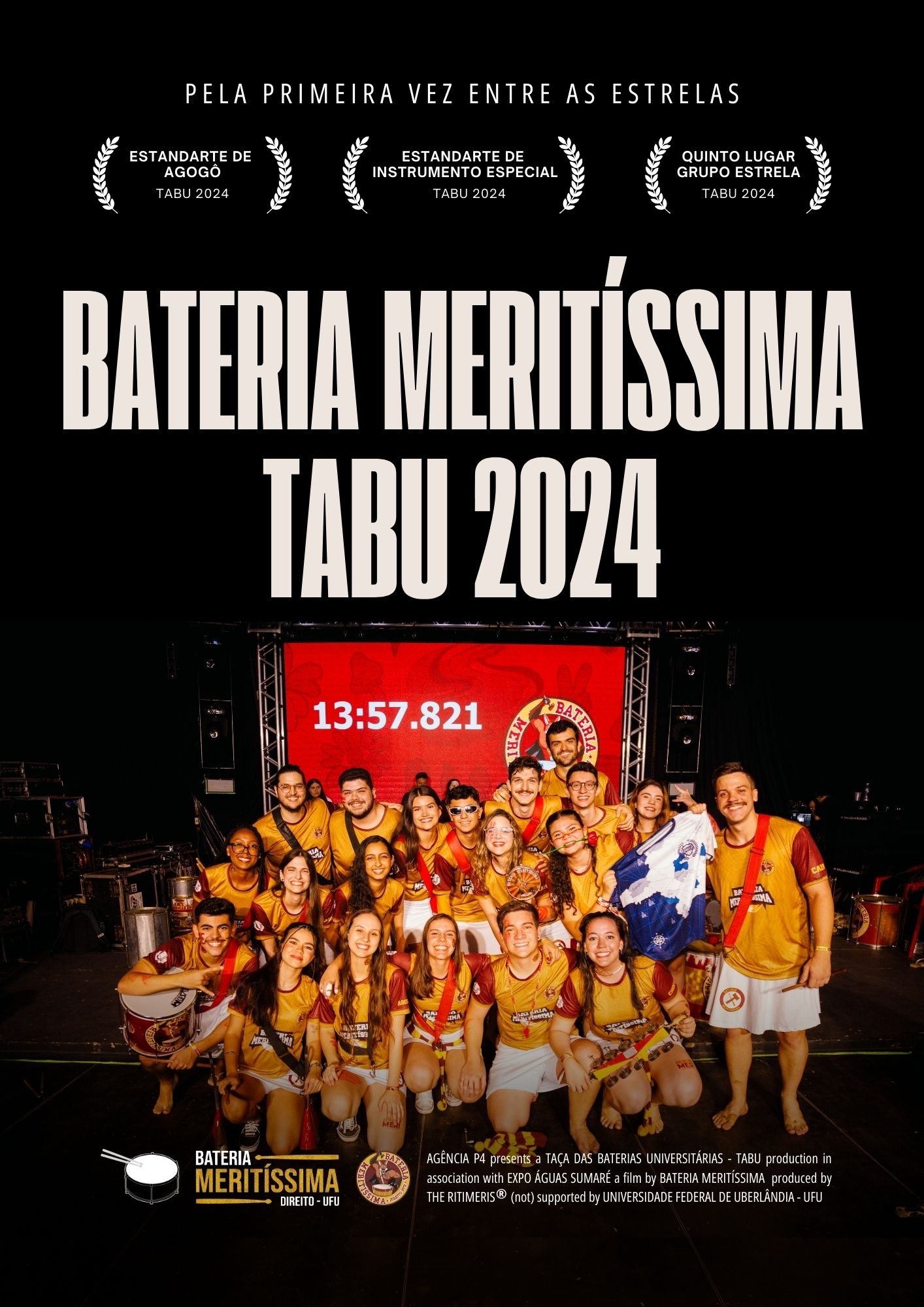 Poster de Bateria Meritíssima TABU 2024