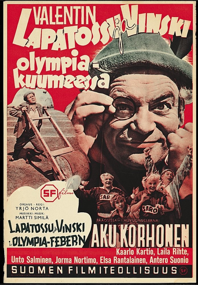 Poster de Lapatossu ja Vinski olympia-kuumeessa