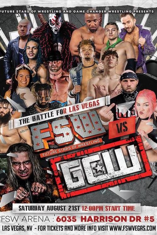 Poster de The Battle For Las Vegas FSW vs GCW