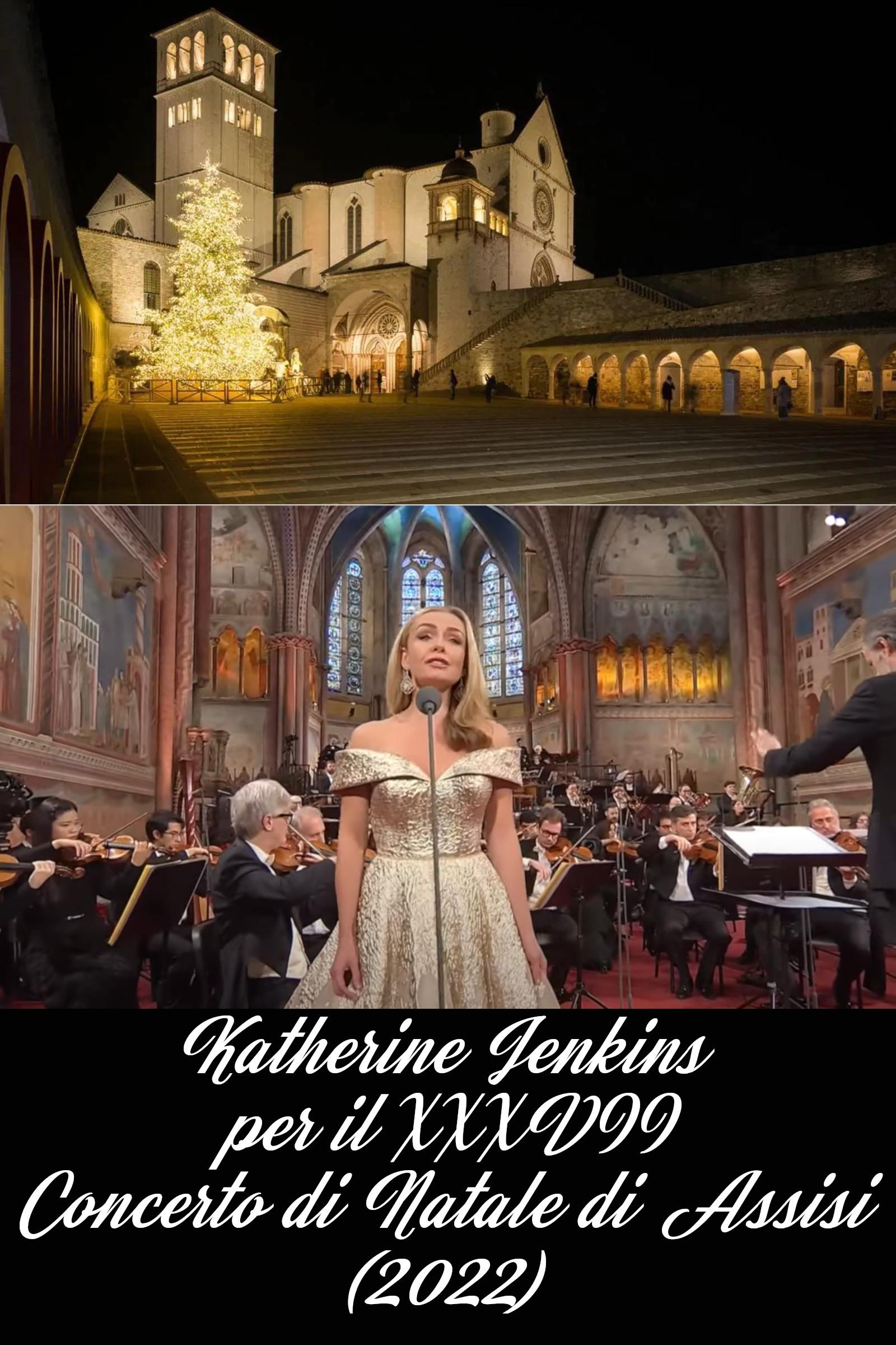 Poster de Katherine Jenkins per il XXXVII Concerto di Natale di Assisi