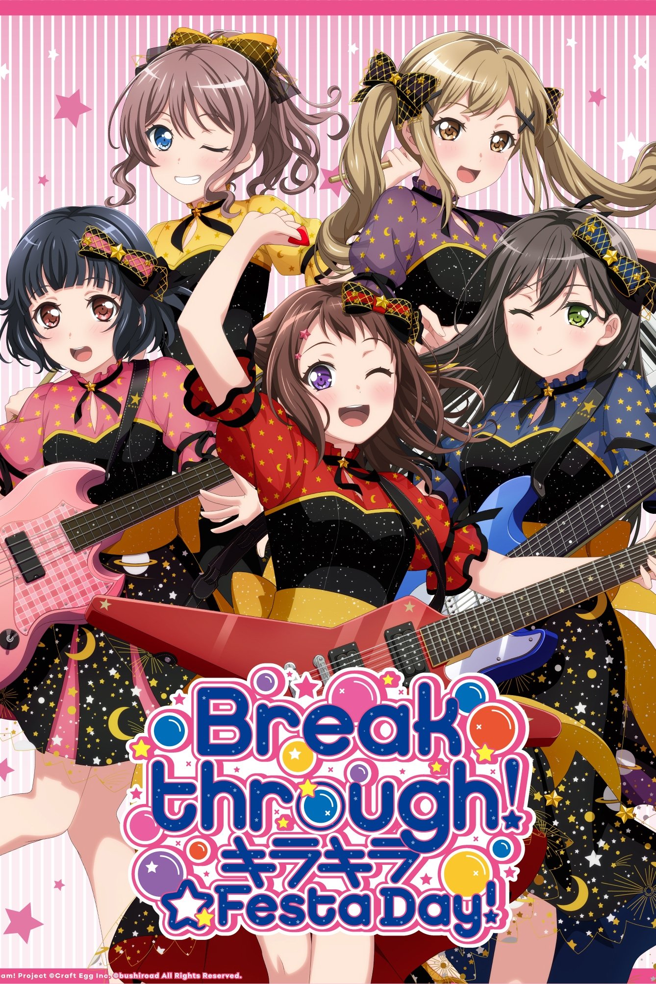Poster de BanG Dream! 8th☆LIVE「Breakthrough!」 DAY1:キラキラ☆Festa Day!