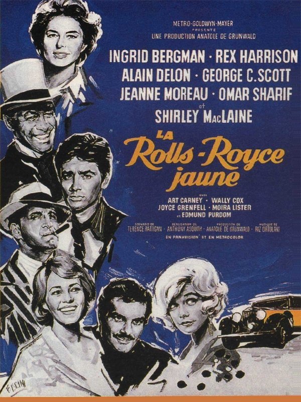 Affiche du film La Rolls-Royce jaune